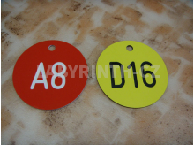 Číslování klíčů - štítky na klíče, plastová kolečka na klíče s písmenem a číslem v různých barvách