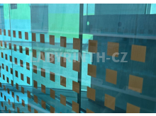 6a16 Polepy skel různými bezpečnostními pruhy (čtverečky, kolečka, znaky, loga apod)