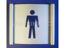 WC muži - piktogram