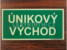 Únikový východ, 300x150mm